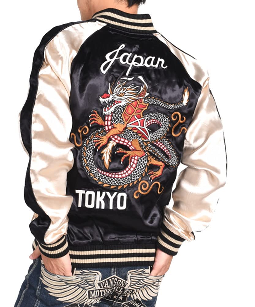 VANSON 坊屋春道 T.F.O.A 武装戦線 リバーシブルスカジャン M VANSON バンソン クローズ メンズ リバーシブル スカジャン 坊屋